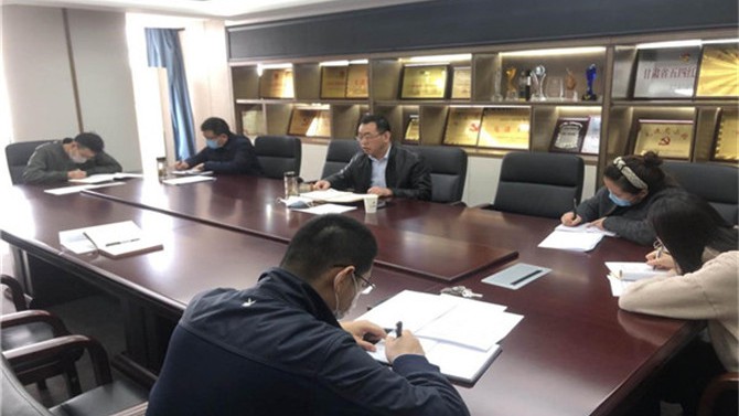 黨群工作部傳達(dá)學(xué)習(xí)公司一屆二次職代會(huì)、 經(jīng)營(yíng)工作會(huì)會(huì)議精神